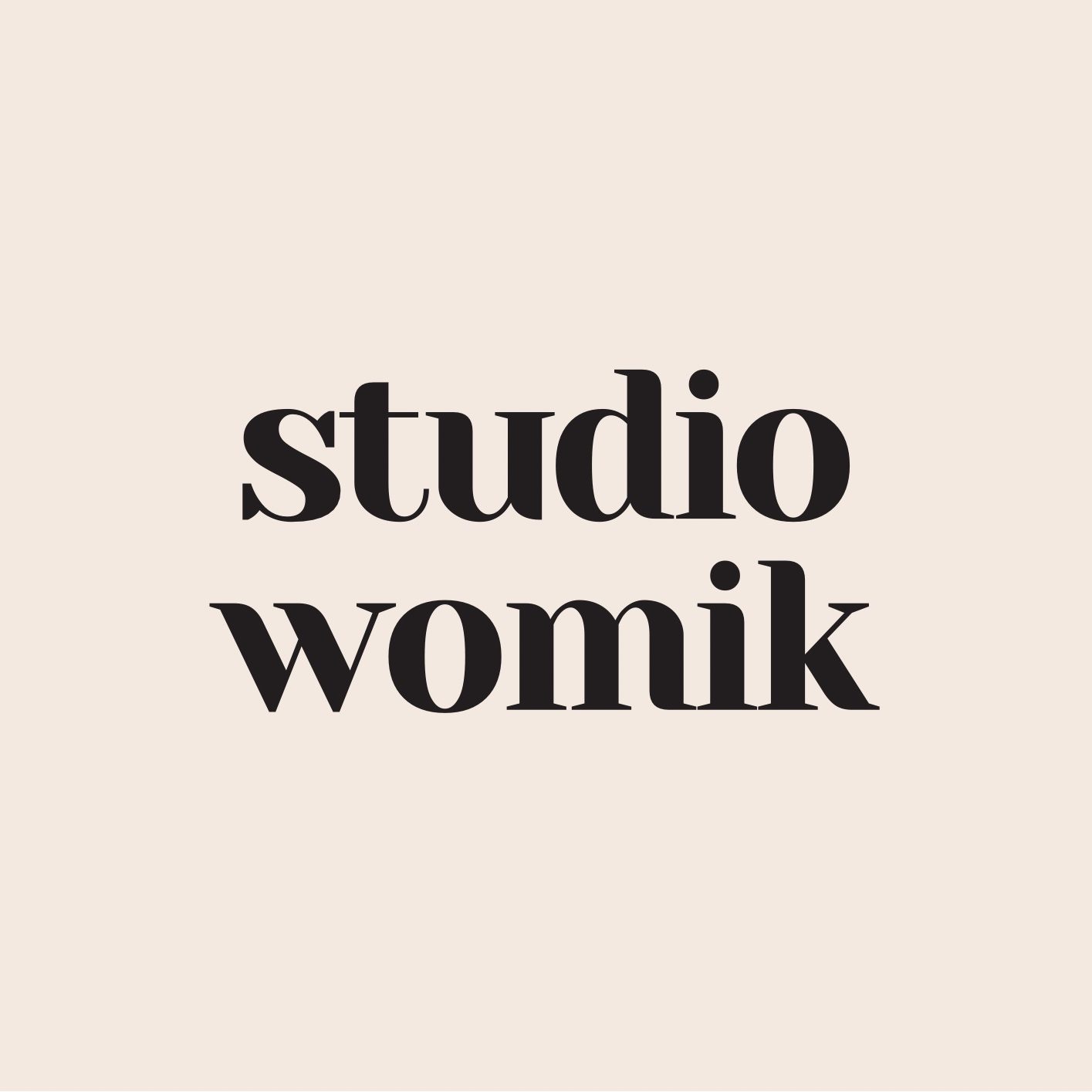 Logo studio womik